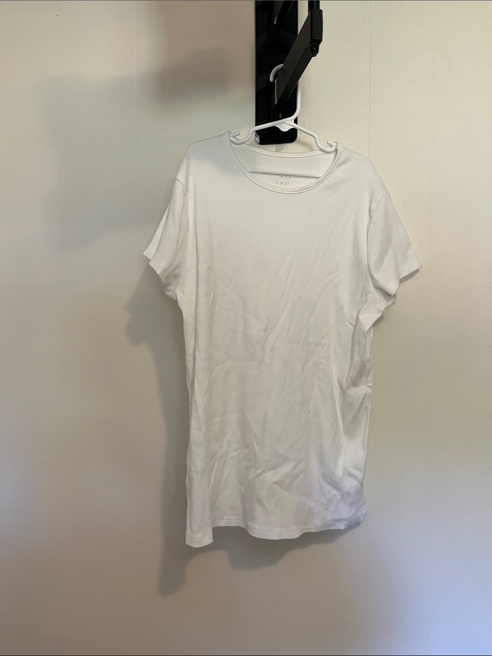 a new day White Short Sleeve Crewneck Tee